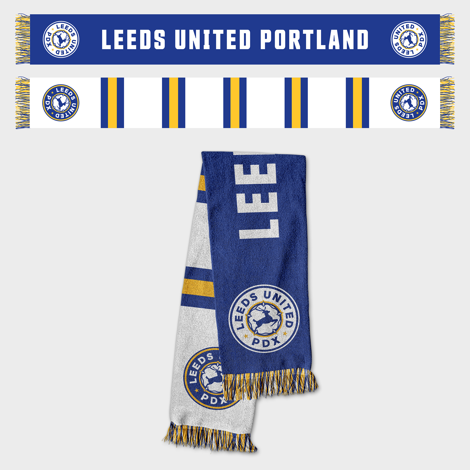 PRE-ORDER - Leeds United PDX - 2026/27 Scarf - Image 2